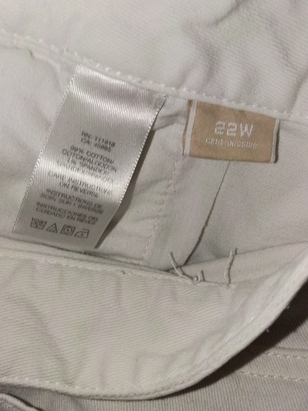 Women’s White Jeans - Size 22W